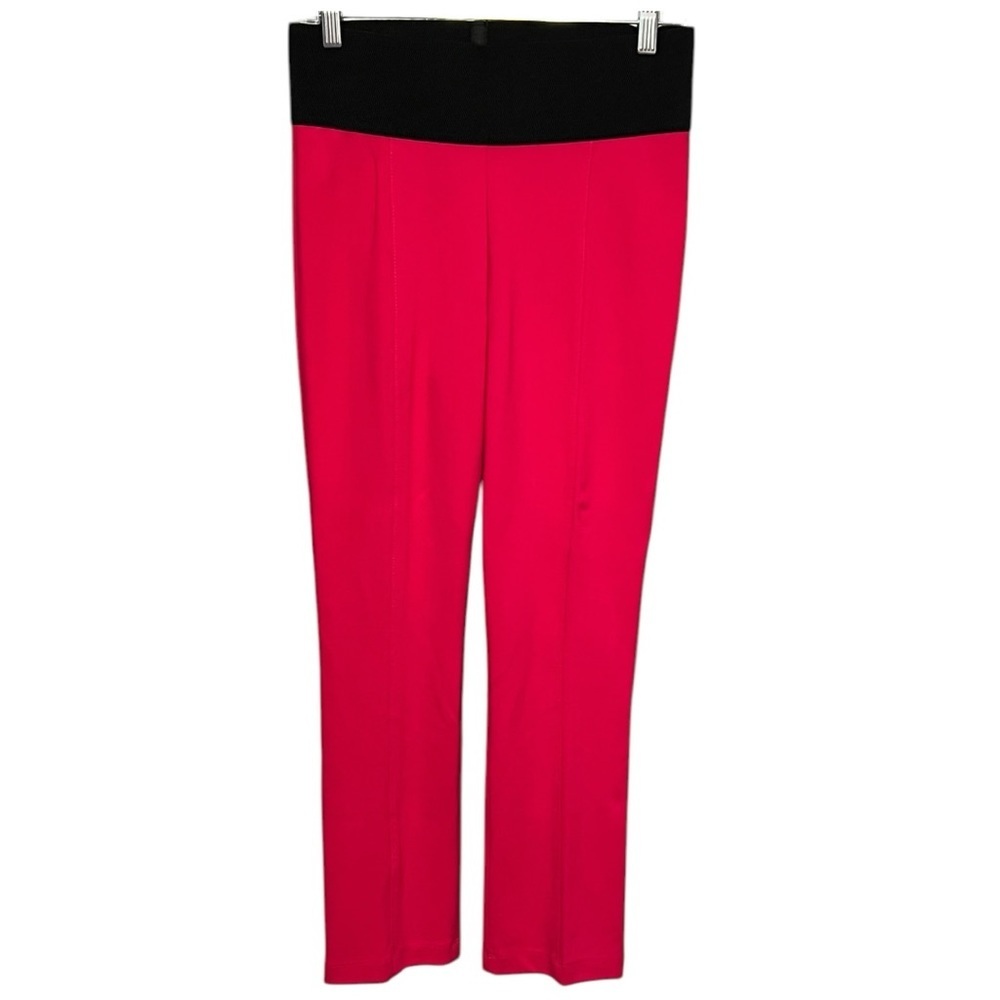 Peter Nygard Slims Hot Pink Tummy Control Stretch Ankle Pant Medium